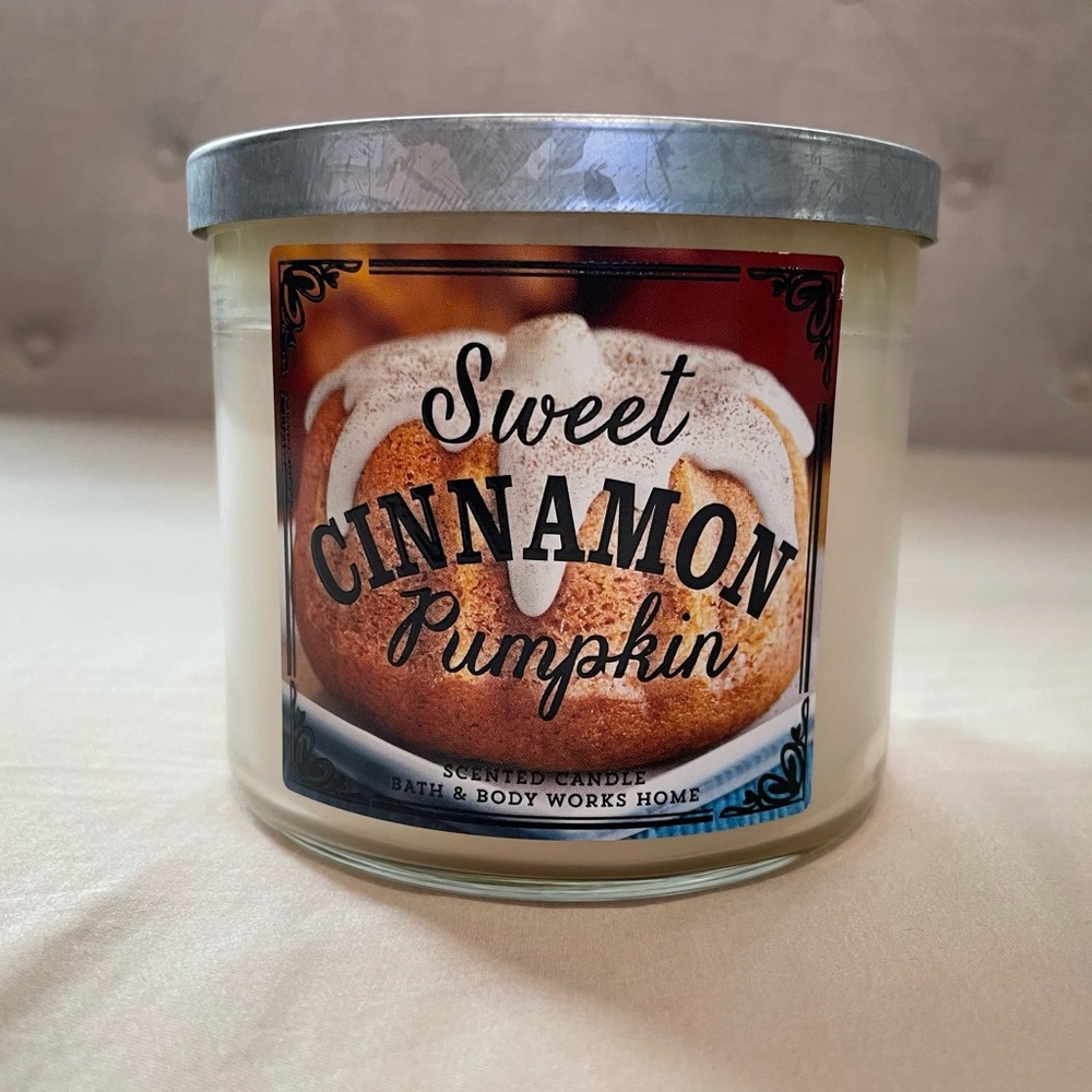 BBW 3 wick candle- Sweet Cinnamon Pumpkin